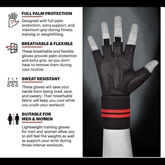 NWT-DMOOSE-weightlifting & workout gloves - Picture 9 of 9